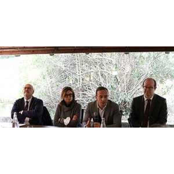 Da sinistra: l'assessore Sebastiano Callari, Alessandra Zigaina, il governatore Massimiliano Fedriga e il vicegovernatore Mario Anzil - Da sinistra: l'assessore Sebastiano Callari, Alessandra Zigaina, il governatore Massimiliano Fedriga e il vicegovernatore Mario Anzil
