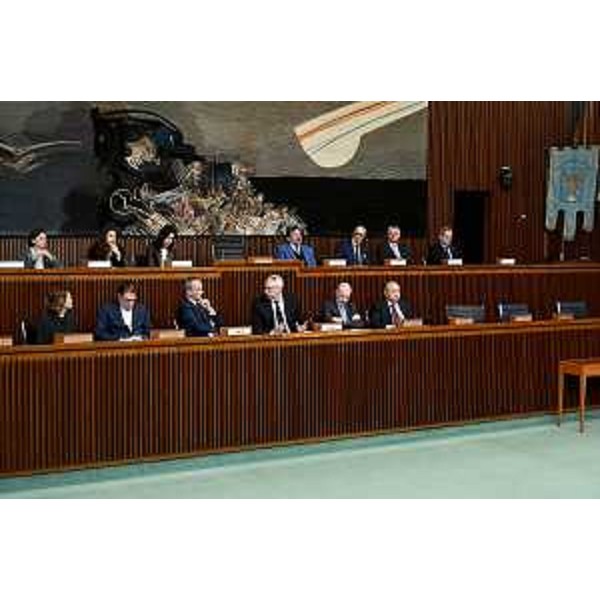 Un altro momento dell'incontro con la stampa - Un altro momento dell'incontro con la stampa