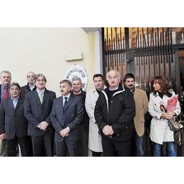 Renzo Tondo (Presidente Friuli Venezia Giulia) incontra i Sindaci delle Valli del Natisone a San Leonardo. (San Leonardo 08/11/08)