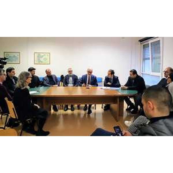 Una fase dell'incontro svoltosi a Tarcento - Una fase dell'incontro svoltosi a Tarcento