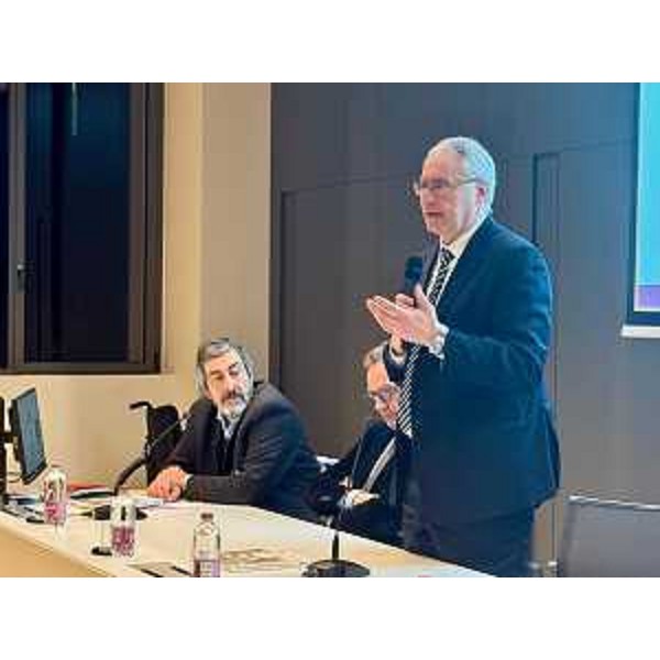 L'intervento di Mauro Bordin, presidente del Cr Fvg, al convegno organizzato dalla Saf - L'intervento di Mauro Bordin, presidente del Cr Fvg, al convegno organizzato dalla Saf
