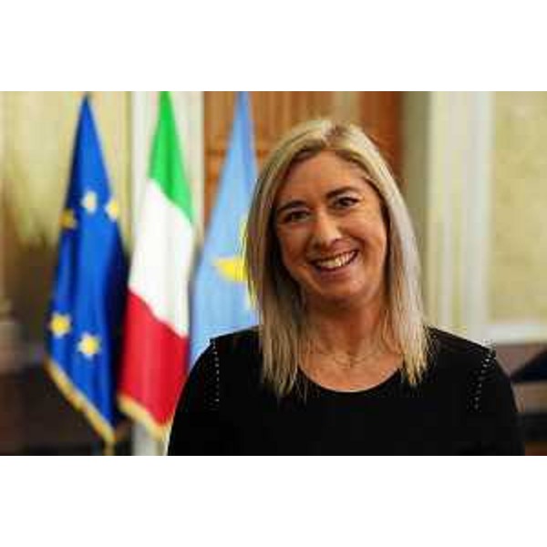 L'assessore regionale alle Infrastutture Cristina Amirante - L'assessore regionale alle Infrastutture Cristina Amirante