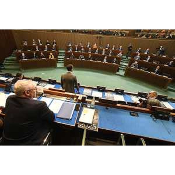 Un altro momento della celebrazione in Aula - Un altro momento della celebrazione in Aula