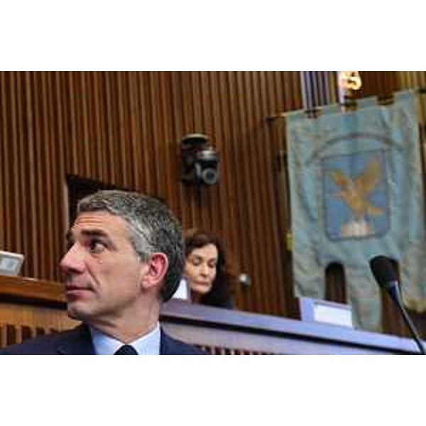 L'assessore regionale alla Sicurezza e immigrazione Pierpaolo Roberti in Consiglio regionale - L'assessore regionale alla Sicurezza e immigrazione Pierpaolo Roberti in Consiglio regionale