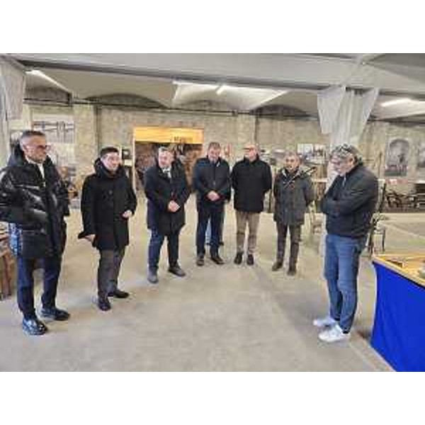 Un momento della visita al Civico Museo della civiltà istriana, fiumana e dalmata - Un momento della visita al Civico Museo della civiltà istriana, fiumana e dalmata