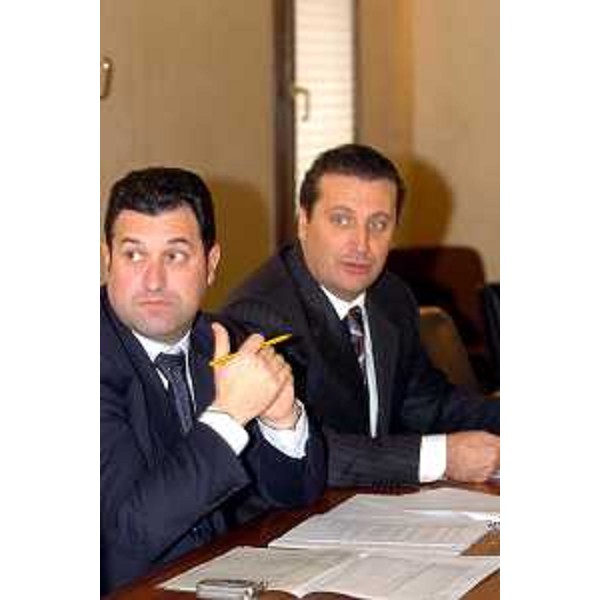 Franco Iacop (Assessore regionale per le relazioni internazionali, comunitarie e autonomie locali), Enzo Marsilio (Assessore regionale alle risorse agricole, naturali, forestali e montagna).