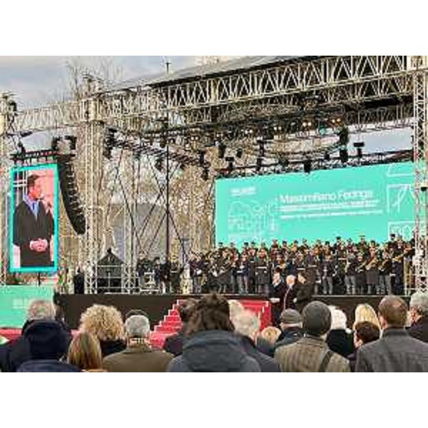 L'intervento del Governatore della Regione Massimiliano Fedriga durante la cerimonia di inaugurazione di Go!2025 - L'intervento del Governatore della Regione Massimiliano Fedriga durante la cerimonia di inaugurazione di Go!2025