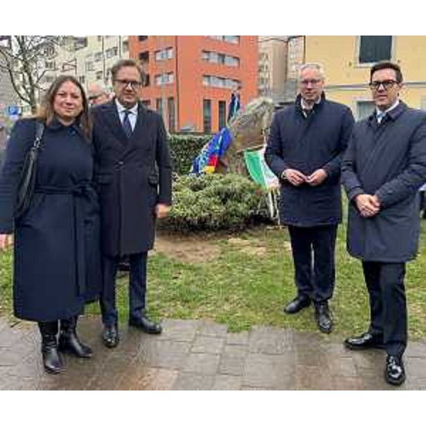 Da sinistra i consiglieri Manuela Celotti e Mauro Di Bert, il presidente Bordin e il consigliere Igor Treleani - Da sinistra i consiglieri Manuela Celotti e Mauro Di Bert, il presidente Bordin e il consigliere Igor Treleani