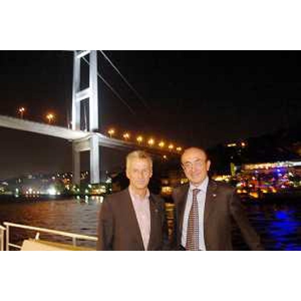 Riccardo Illy (Presidente Regione Friulil Venezia Giulia) con Carlo Marsili (Ambasciatore d'Italia ad Ankara). (17/09/06)