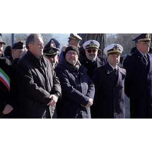 L'assessore regionale al Patrimonio Sebastiano Callari (al centro) alla cerimonia di riapertura del Sacrario di Oslavia - L'assessore regionale al Patrimonio Sebastiano Callari (al centro) alla cerimonia di riapertura del Sacrario di Oslavia
