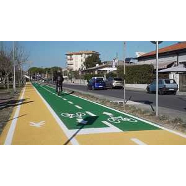 La ciclovia di interesse regionale FVG2/d a Monfalcone. - La ciclovia di interesse regionale FVG2/d a Monfalcone.