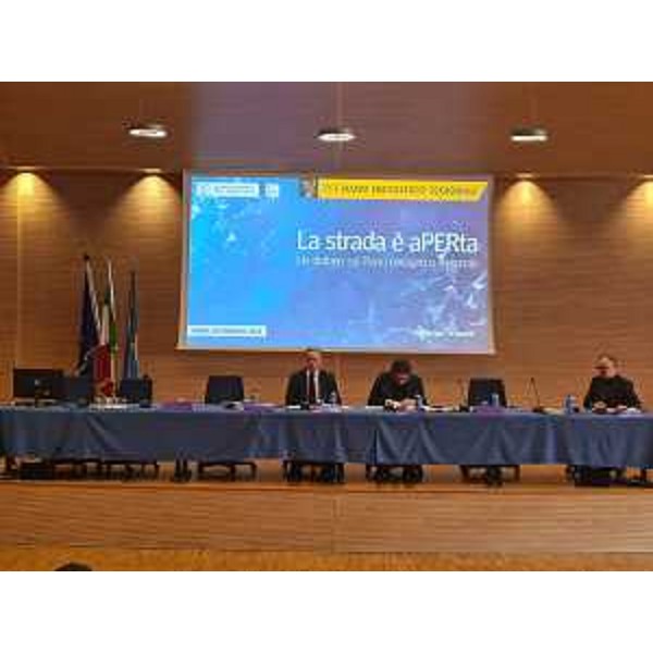 La presentazione del nuovo Piano energetico regionale, con l'assessore Fabio Scoccimarro, nell'auditorium nella sede della Regione a Udine - La presentazione del nuovo Piano energetico regionale, con l'assessore Fabio Scoccimarro, nell'auditorium nella sede della Regione a Udine