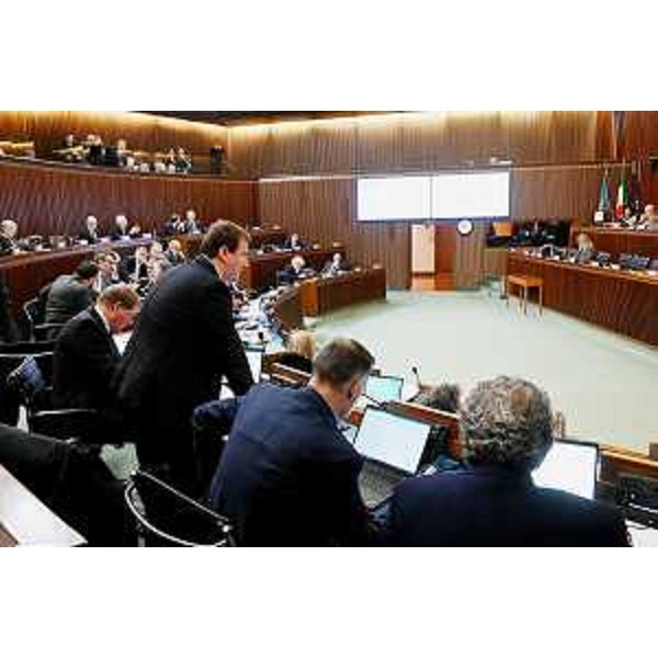 I banchi delle Opposizioni in Aula - I banchi delle Opposizioni in Aula