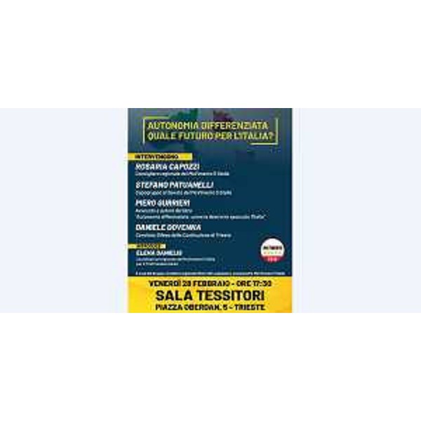 La locandina dell'evento - La locandina dell'evento