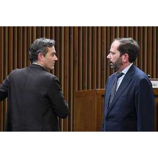 Da sinistra Massimo Moretuzzo (Patto per l'Autonomia-Civica Fvg) e Claudio Giacomelli (Fp) - Da sinistra Massimo Moretuzzo (Patto per l'Autonomia-Civica Fvg) e Claudio Giacomelli (Fp)