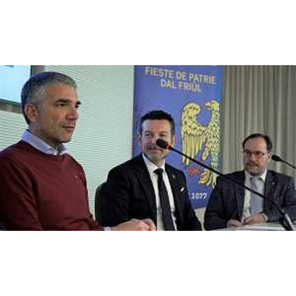 L'intervento dell'assessore regionale Pierpaolo Roberti alla conferenza stampa di presentazione della Fiesta de Patrie dal Friul - L'intervento dell'assessore regionale Pierpaolo Roberti alla conferenza stampa di presentazione della Fiesta de Patrie dal Friul