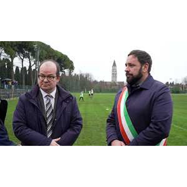 Il vicegovernatore Mario Anzil con il sindaco di Aquileia Emanuele Zorino - Il vicegovernatore Mario Anzil con il sindaco di Aquileia Emanuele Zorino