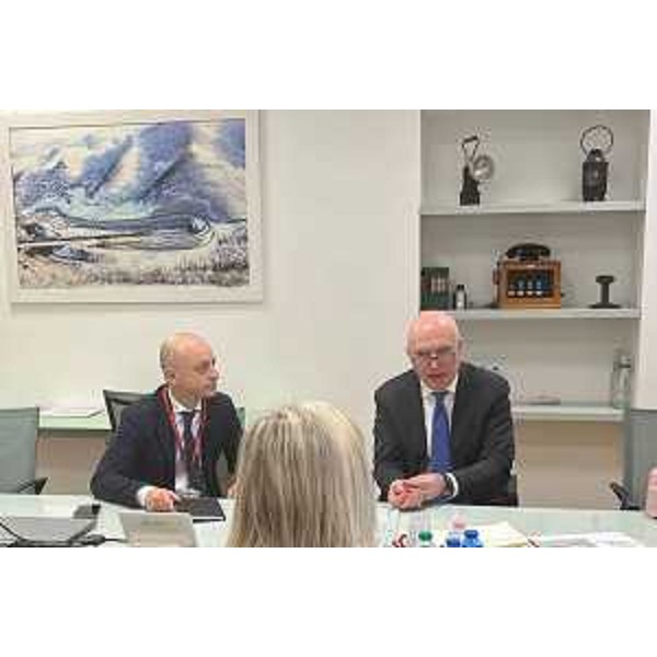 L'incontro tra la Regione e il nuovo Ad e direttore generale di Rfi - L'incontro tra la Regione e il nuovo Ad e direttore generale di Rfi