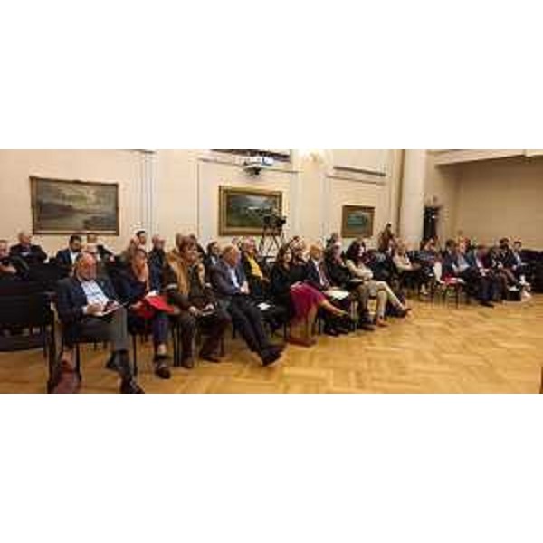 Un'immagine della sala Ajace: in prima fila si riconoscono i consiglieri regionali Moreno Lirutti, Manuela Celotti e Serena Pellegrino - Un'immagine della sala Ajace: in prima fila si riconoscono i consiglieri regionali Moreno Lirutti, Manuela Celotti e Serena Pellegrino