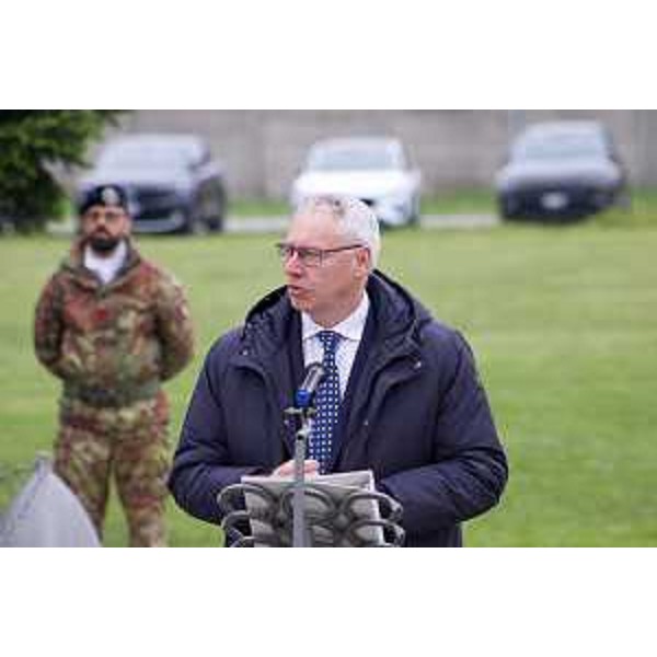 L'intervento del presidente Bordin alla cerimonia di Codroipo - L'intervento del presidente Bordin alla cerimonia di Codroipo