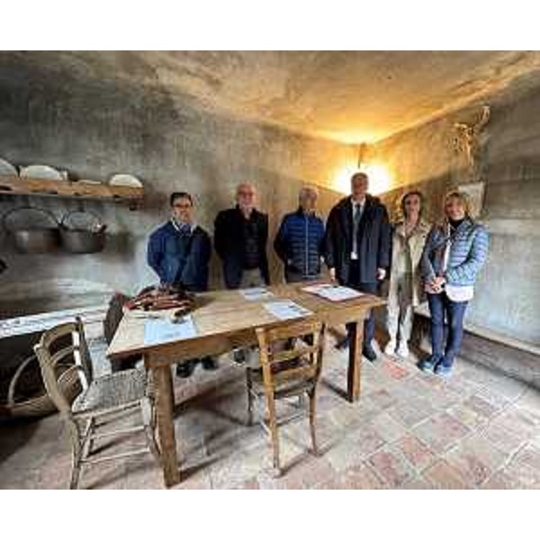 Un momento della visita a Casa Turoldo - Un momento della visita a Casa Turoldo