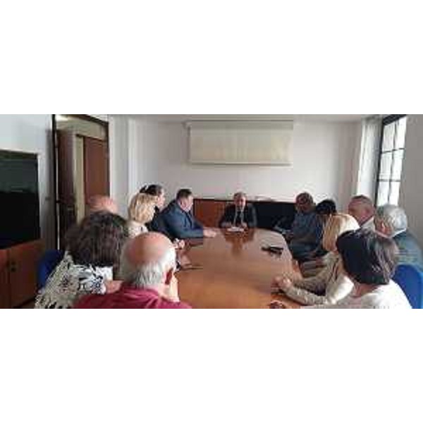 Un momento dell'incontro del Garante con la delegazione ucraina-slovacca - Un momento dell'incontro del Garante con la delegazione ucraina-slovacca