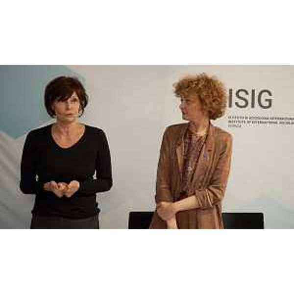 L'assessore Rosolen con la presidente dell'Isig Michela Cecotti - L'assessore Rosolen con la presidente dell'Isig Michela Cecotti 