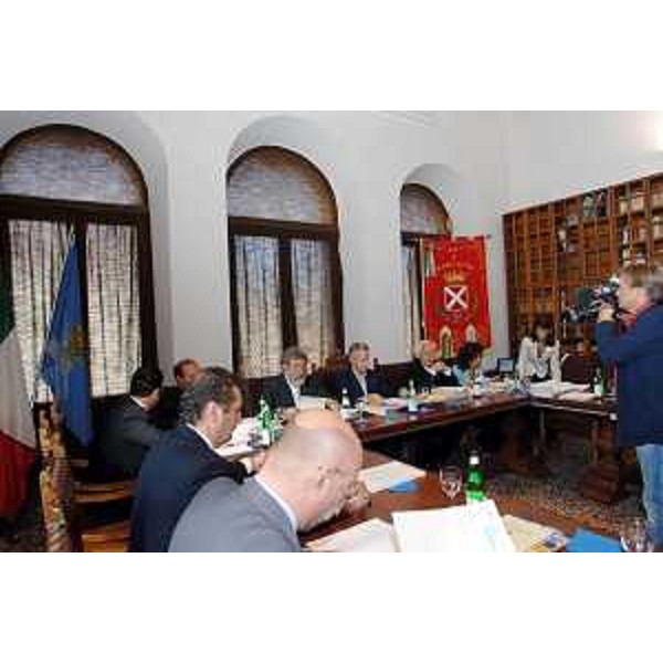 Seduta della Giunta Regionale tenutasi nella biblioteca Guarneriana a San Daniele del Friuli (San Daniele del Friuli 22/09/06)