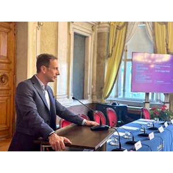 Il governatore Fedriga all'anteprima di Trieste dello Sport Business Forum - Il governatore Fedriga all'anteprima di Trieste dello Sport Business Forum