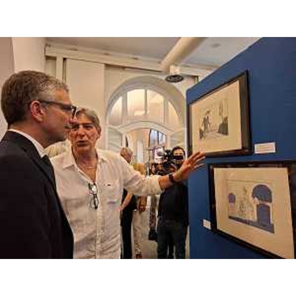 L'assessore regionale alle Autonomie locali Pierpaolo Roberti all'inaugurazione della mostra Casanova - L'assessore regionale alle Autonomie locali Pierpaolo Roberti all'inaugurazione della mostra Casanova 