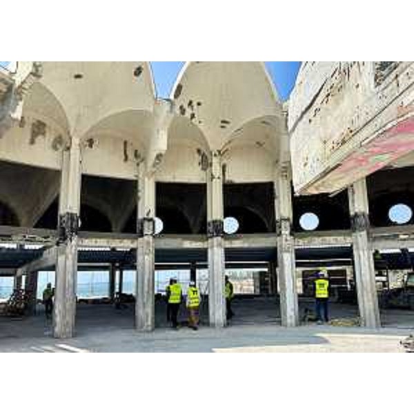 Il cantiere di Terrazza a Mare - Il cantiere di Terrazza a Mare