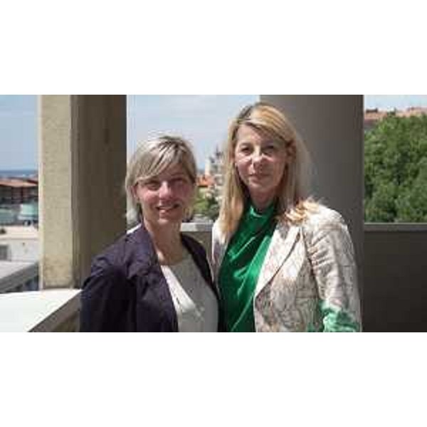 Lassessore alle Finanze Barbara Zilli insieme al presidente di Friulia Federica Seganti - Lassessore alle Finanze Barbara Zilli insieme al presidente di Friulia Federica Seganti