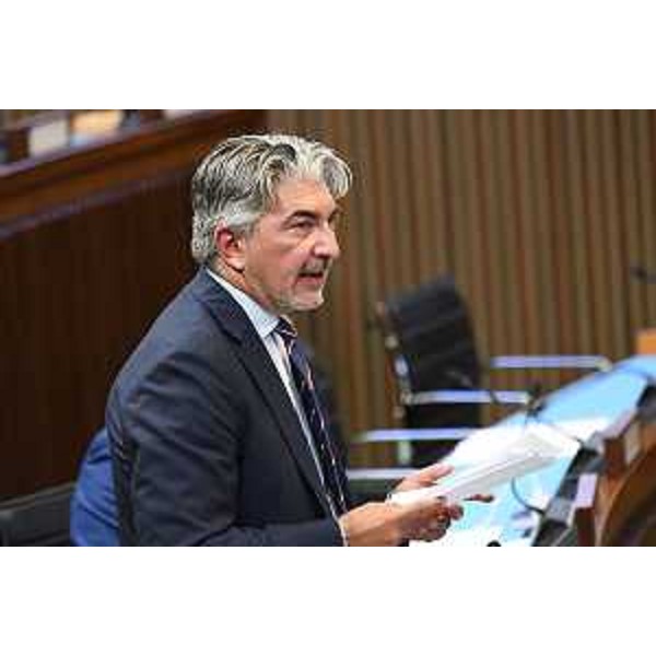 Il capogruppo della Lega, Antonio Calligaris - Il capogruppo della Lega, Antonio Calligaris