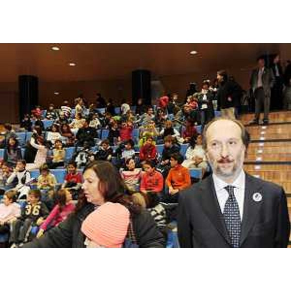 Riccardo Riccardi (Assessore regionale Mobilità, Energia e Infrastrutture Trasporto) nel corso della prima fase della tre giorni di "Katedromos - Il catechismo della sicurezza stradale", a Udine. (Udine 18/12/08)