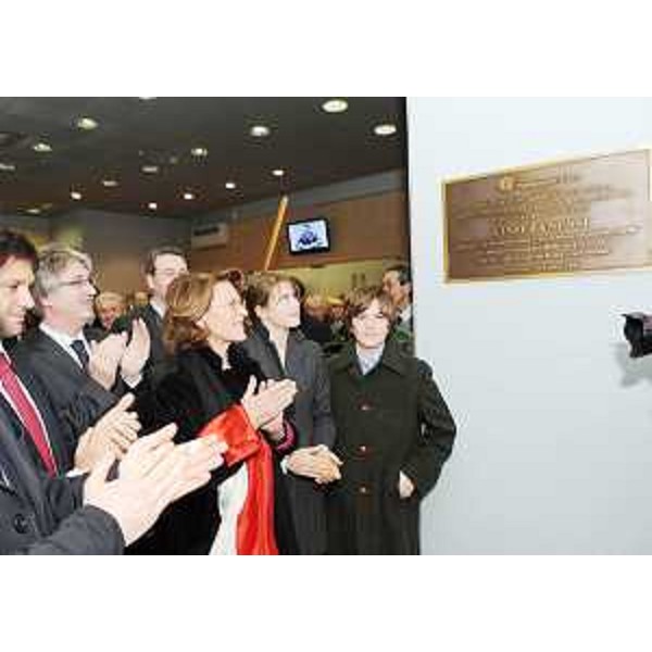 Renzo Tondo (Presidente Friuli Venezia Giulia) nel corso della cerimonia di intitolazione di PordenoneFiere a Lino Zanussi. (Pordenone 22/12/08)