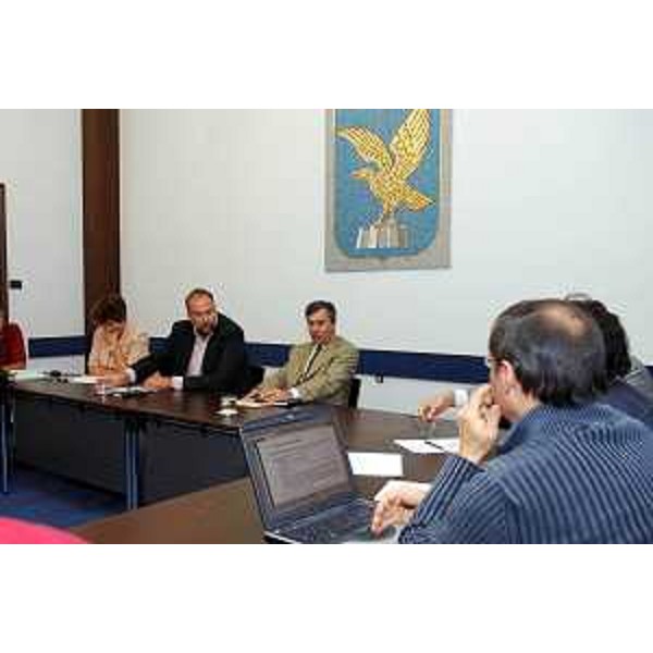 Roberto Cosolini (Assessore regionale al lavoro, formazione, università e ricerca) alla conferenza stampa su sperimentazione percorsi integrati.