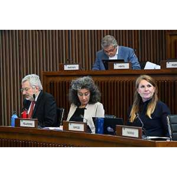 Furio Honsell (Open Fvg), Serena Pellegrino (Avs), Rosaria Capozzi (M5S) e Francesco Martines (Pd) - Furio Honsell (Open Fvg), Serena Pellegrino (Avs), Rosaria Capozzi (M5S) e Francesco Martines (Pd)