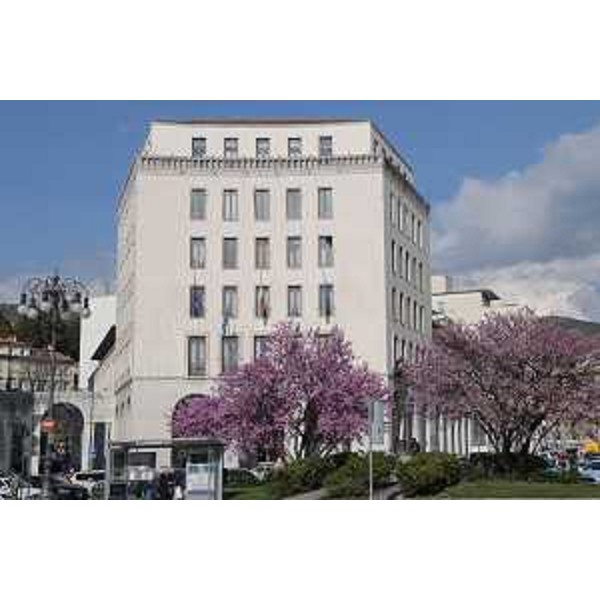 Il palazzo del Consiglio regionale in piazza Oberdan a Trieste - Il palazzo del Consiglio regionale in piazza Oberdan a Trieste