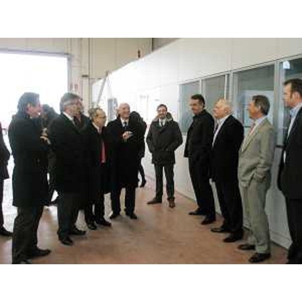Renzo Tondo (Presidente Friuli Venezia Giulia) visita il Polo Tecnologico di Pordenone. (Pordenone 28/01/09) 