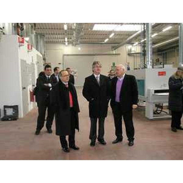 Renzo Tondo (Presidente Friuli Venezia Giulia) visita il Polo Tecnologico di Pordenone. (Pordenone 28/01/09) 