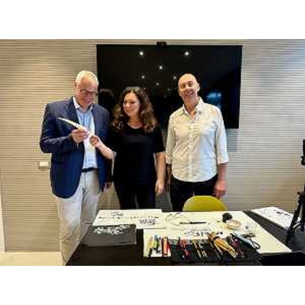 Il presidente del Cr Fvg, Mauro Bordin, con Susi Galetto e Fabio Moricci - Il presidente del Cr Fvg, Mauro Bordin, con Susi Galetto e Fabio Moricci