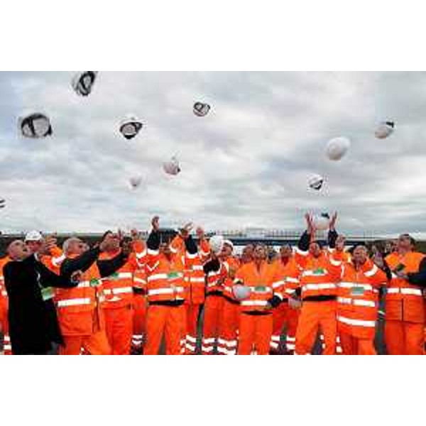Cerimonia dell'inaugurazione del Passante di Mestre. (Bonisiolo, 08/02/09)