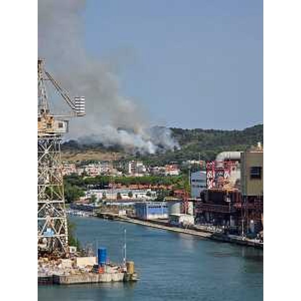 Un'immagine dell'incendio - Un'immagine dell'incendio