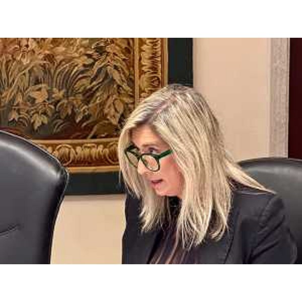 L'assessore regionale alle Infrastrutture e trasporti Cristina Amirante durante la riunione di Giunta del 29 agosto 2025. - L'assessore regionale alle Infrastrutture e trasporti Cristina Amirante durante la riunione di Giunta del 29 agosto 2025.