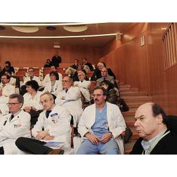 Vladimir Kosic (Assessore regionale Salute e Protezione sociale) all'Azienda ospedaliero-universitaria di Udine. (Udine 16/02/09)