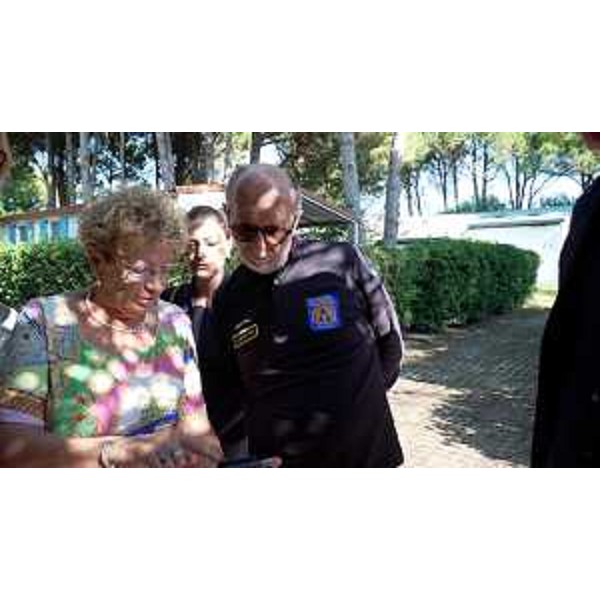 Il sopralluogo svoltosi al camping Pino mare di Lignano - Il sopralluogo svoltosi al camping Pino mare di Lignano