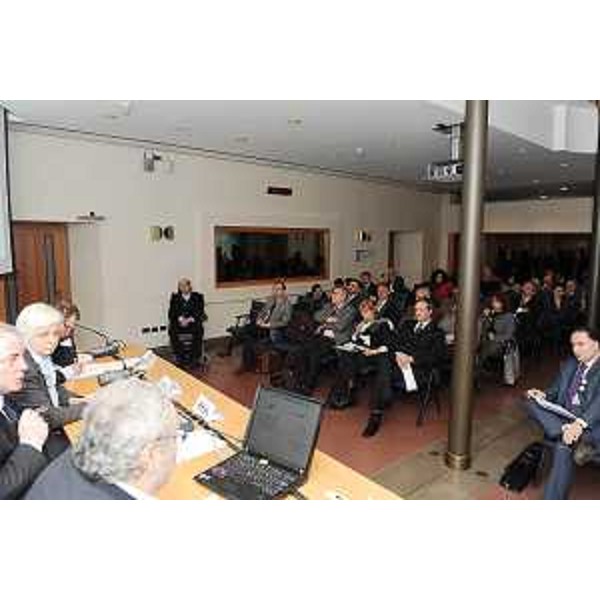 Vladimir Kosic (Assessore regionale Salute Protezione sociale) alla giornata su "Federalismo sanitario e continuità dell'assistenza" promossa da Federsanità Anci di Friuli Venezia Giulia e Veneto, a Udine. (Udine 23/02/09)