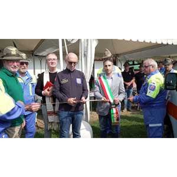 L'assessore Riccardi nel corso della cerimonia - L'assessore Riccardi nel corso della cerimonia