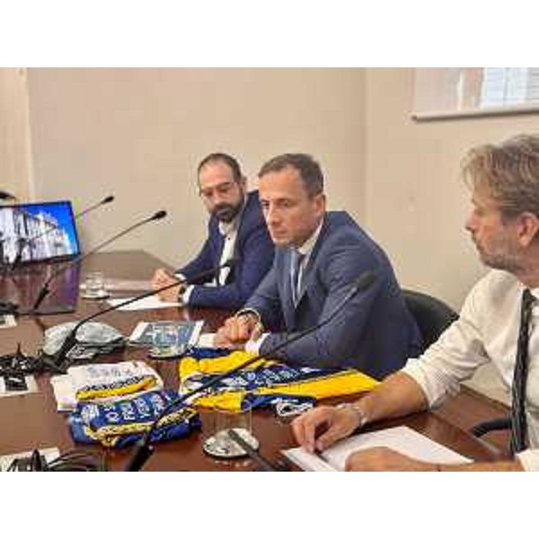 Il governatore Fedriga nel corso del suo intervento - Il governatore Fedriga nel corso del suo intervento