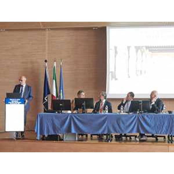 L'assessore regionale Riccardo Riccardi al microfono - L'assessore regionale Riccardo Riccardi al microfono 